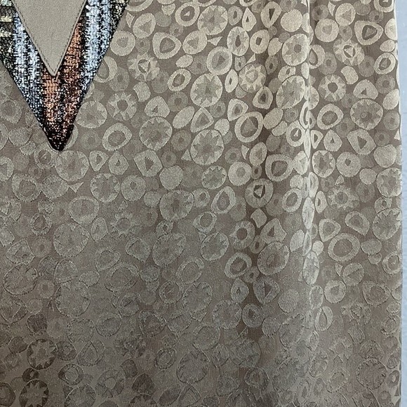 Bellini Paris Mode Silk Skirt Brown size 6 - Picture 5 of 12
